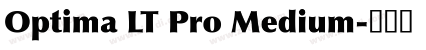 Optima LT Pro Medium字体转换